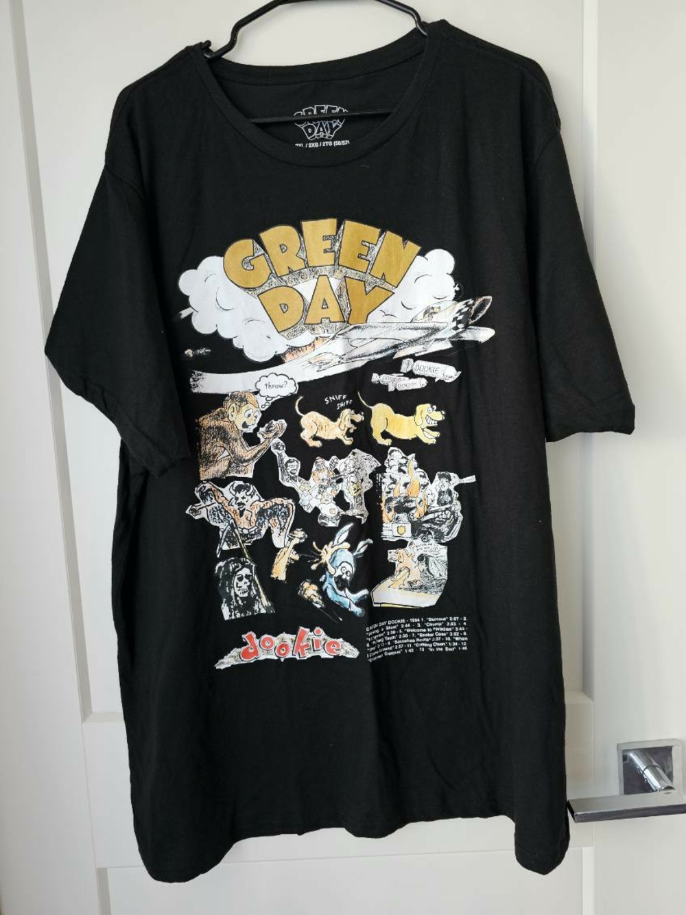 Green Day "Dookie" Graphic Band Tee - Black & Yellow